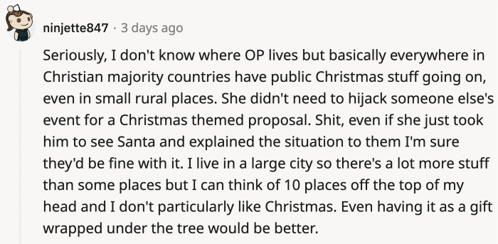 What was supposed to be a winter-themed proposal became a snowy disaster