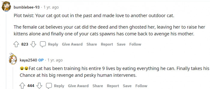 And here's a plot twist: