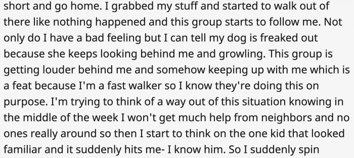 A continuation of the second story