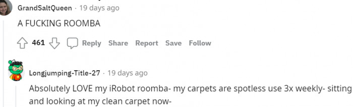 11. A darn Roomba
