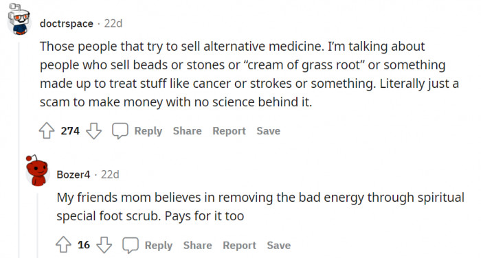 They are in a different league of scammers.