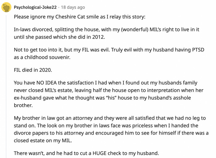 If OP wonders what might happen if her siblings become pushy, a story from a Redditor might shed some light