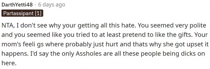 For some Redditors, the situation was handled in a polite manner