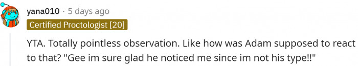 How was the poor man supposed to react?