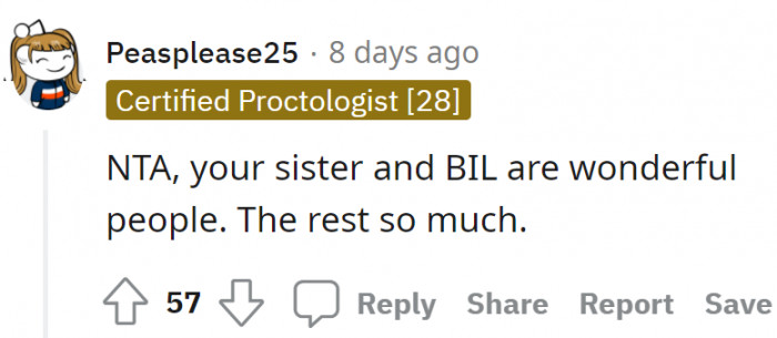 Charlie and her husband are good people, and the rest are not!