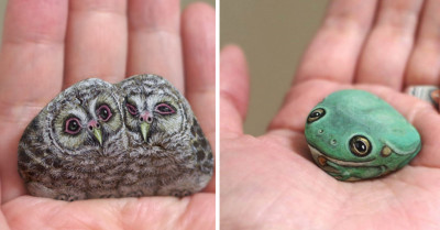 Here Are The Most Beautifully Painted Stone Animals Like You Have Never Seen Before