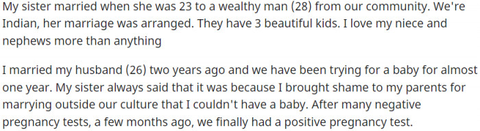 Her marriage was arranged...