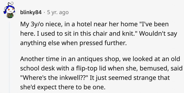 She might be a good appraiser of antique items