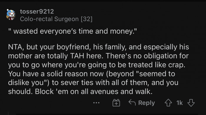 The whole family sucks. Good riddance.