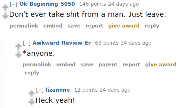 Leaving a sh*tty relationship brings happiness.