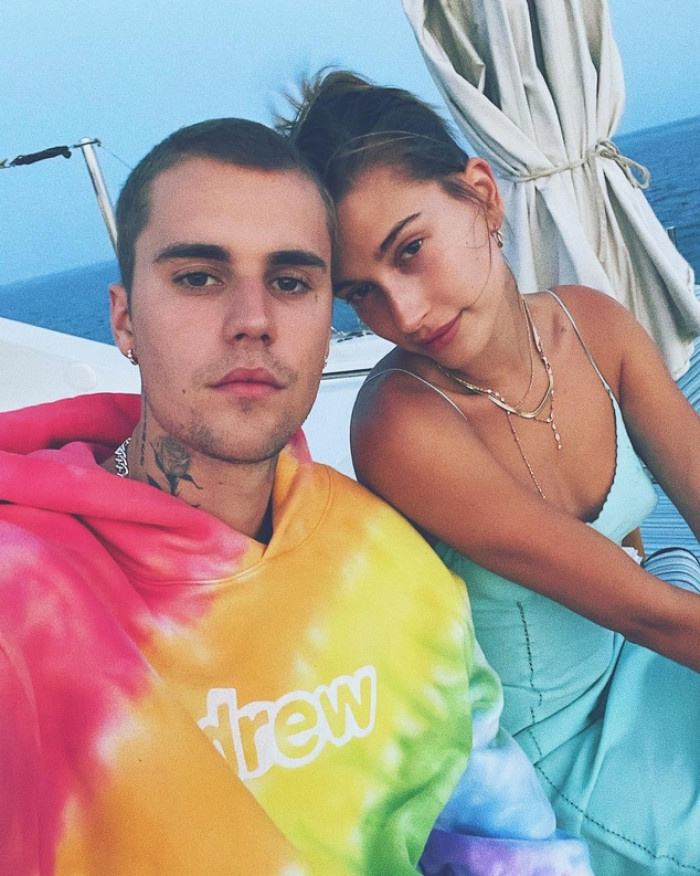 2. Justin and Hailey Bieber