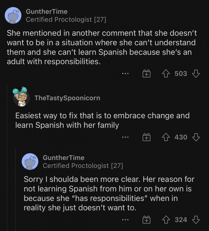 It's even more motivation to actually learn the language too.