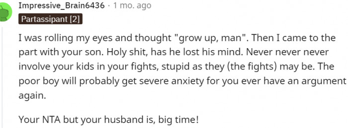 4. He has totally lost his mind