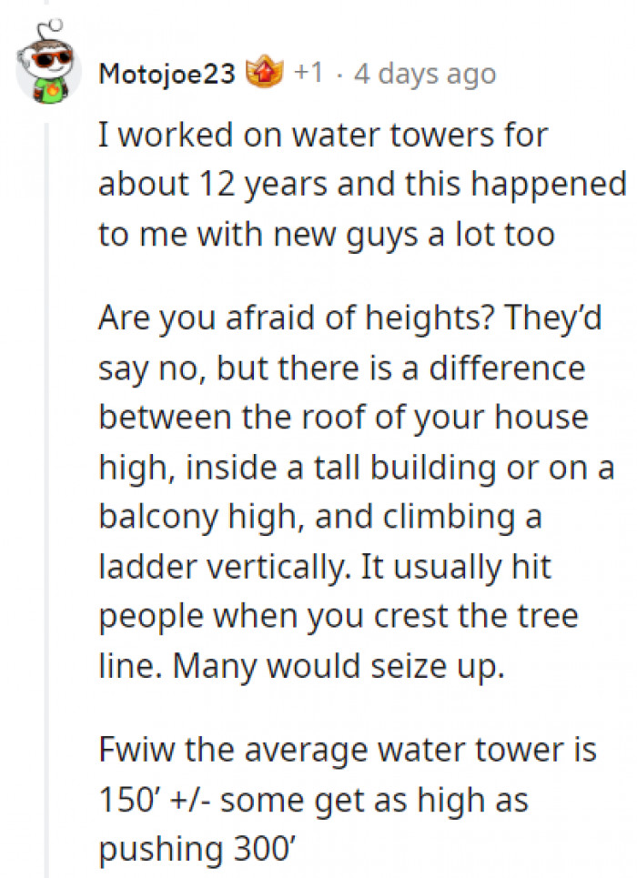 Maybe They Should Clarify What Kind of Heights They're Talking About First