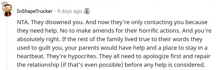 Hypocrites... that's a fair judgment.