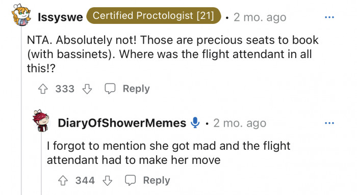 Wait, shoe got mad at the flight attendant too?