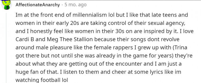 6. Taking control of their sexual agency