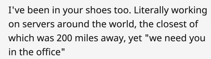 Continuation of the comment