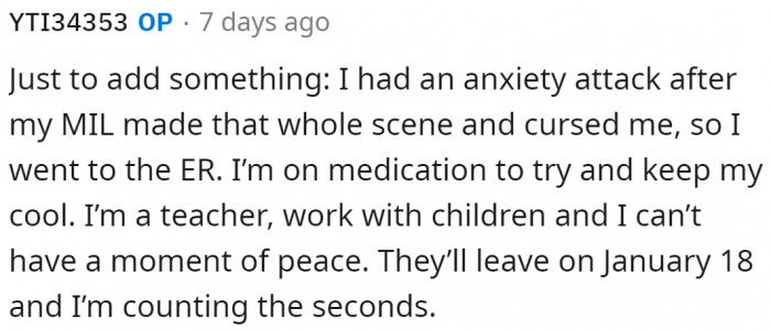Since the husband can't take the situation under control, the woman had to suffer.