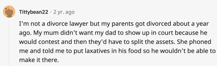 If you think divorces can’t get messy enough, a Redditor shared a story of how awful it can really be.