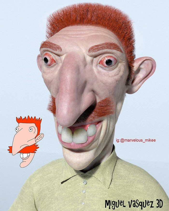 1. Nigel Thornberry with that perfect moustache 