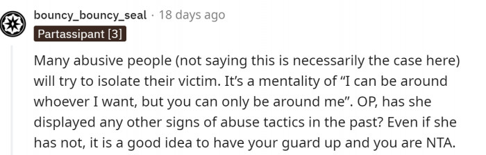 People also analyzed her behavior, deeming her an abusive person.