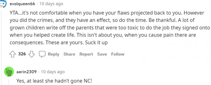 10. Having your flaws projected back to you