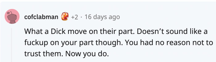 When they contact OP again, he could block them faster than they can type 'hello'