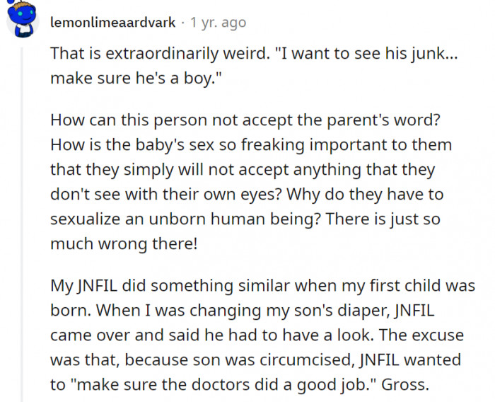 Right? Why can't they just accept the parents' word for it?