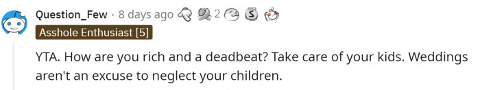 As you might've expected, Redditors didn't go easy on OP.