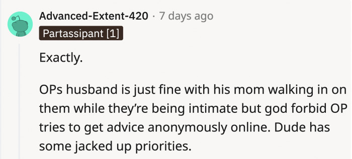 OP needs all the support she can get, even if it's anonymous, after being thrown to the wolves for defending herself.