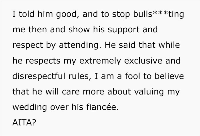 She now wonders if she might be wrong and inquires as to whether her reasons for refusing to accept plus ones are irrational