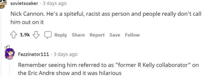 21. Nick Cannon... You're up