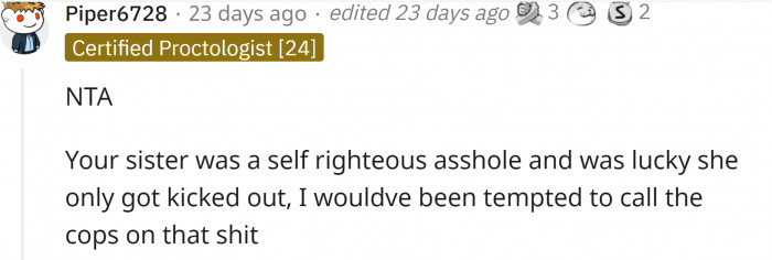 The Redditors agree: