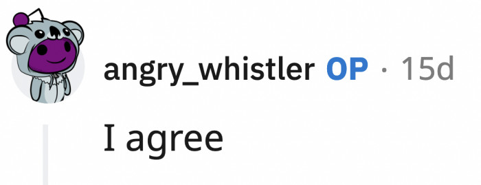 ... OP can only agree.