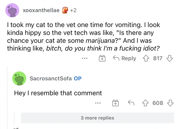 The doctor kind of guessed it from the way they looked.