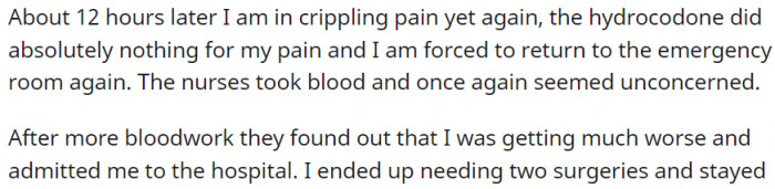 I am in crippling pain