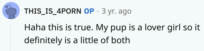 OP is quick to confirm this