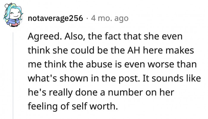It's going to take a long time before OP re-learns that she deserves better than this guy and how awful he has been to her.