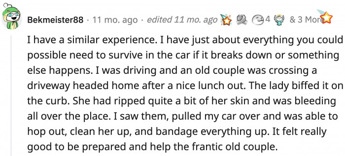 28. You could be someone's unexpected hero