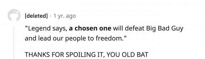 Couldn't hold it back for a while, could you?