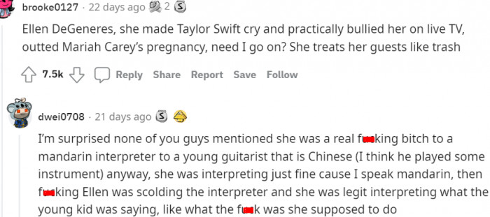 8. Ellen DeGeneres made Taylor Swift cry and practically bullied her on TV