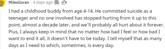 4. Tell yourself every day that it doesn't have to be today