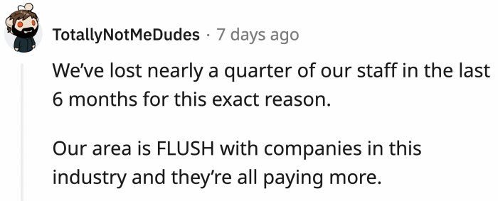 The company knows this, right?