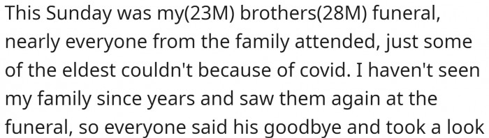 Sorry for your loss.