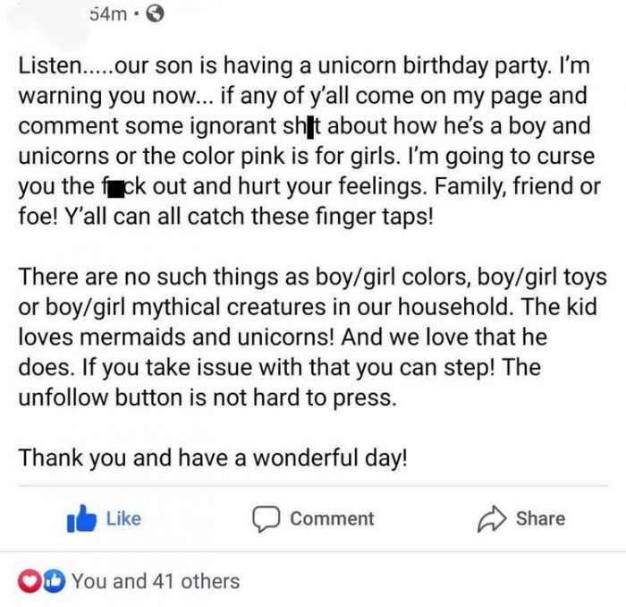 15. Unicorn birthdays...