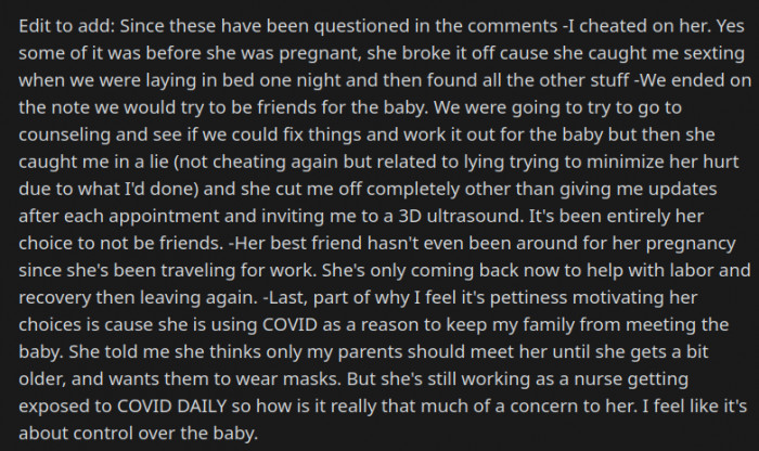 4,647 Comments landed on the thread before it was shut down and OP had to add in more info that actually did not help him at all.