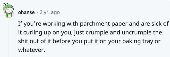 It wouldn’t make a difference anyway whether it’s crumpled or not