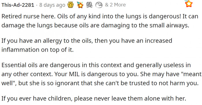 Even Health Professionals Are Backing Up the Original Poster.