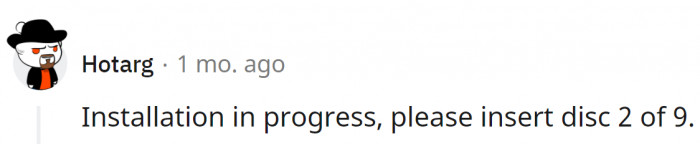 15. Games on multiple disks...